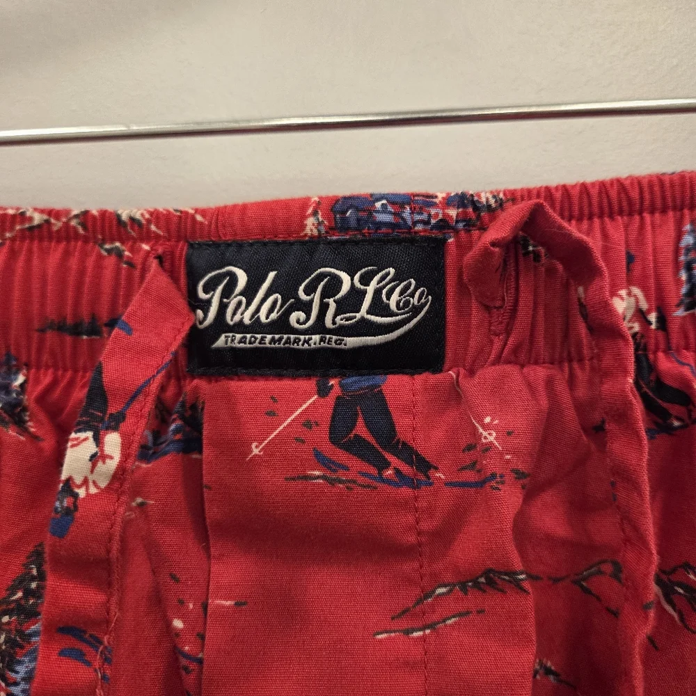 Polo Ralph Lauren Mens Medium Sleepwear Ski Print
